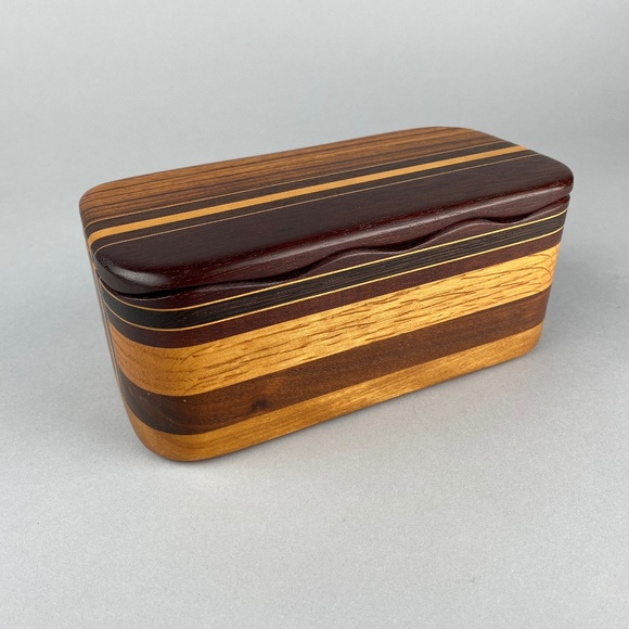 Other - Handmade OOAK Laminated Wood Keepsake Jewelry Box